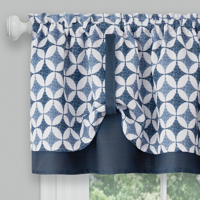 Callie Window Curtain Tier Pair and Valance Set - 58x24, , alternate image number 6