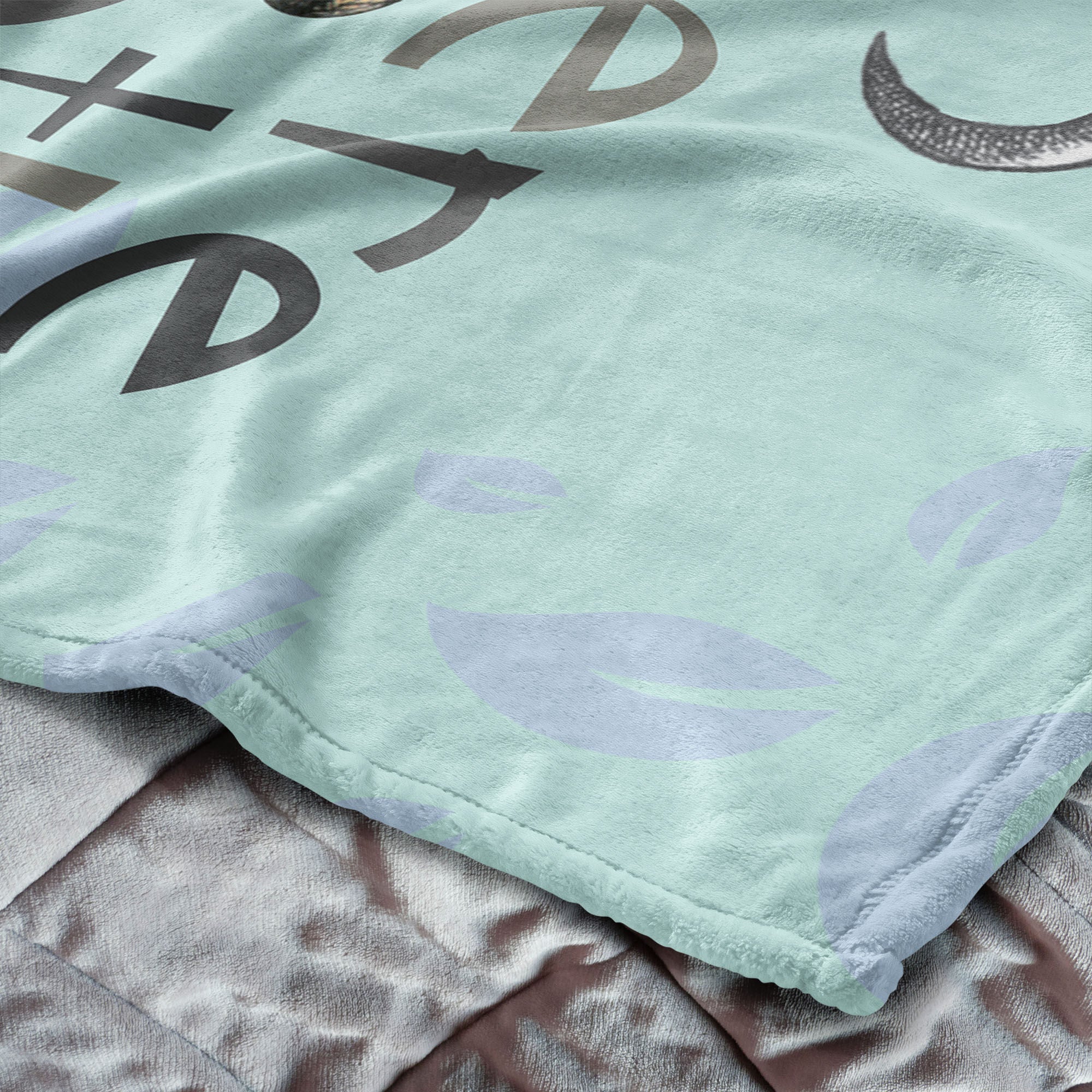 Warner Bros. Where the Wild Things Are In the Leaves Silk Touch Throw Blanket 50x60 Inches, BLUE, alternate image number 4