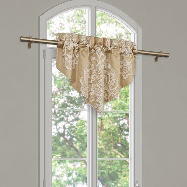 Potenza Window Ascot Valance, GOLD, alternate image number 1