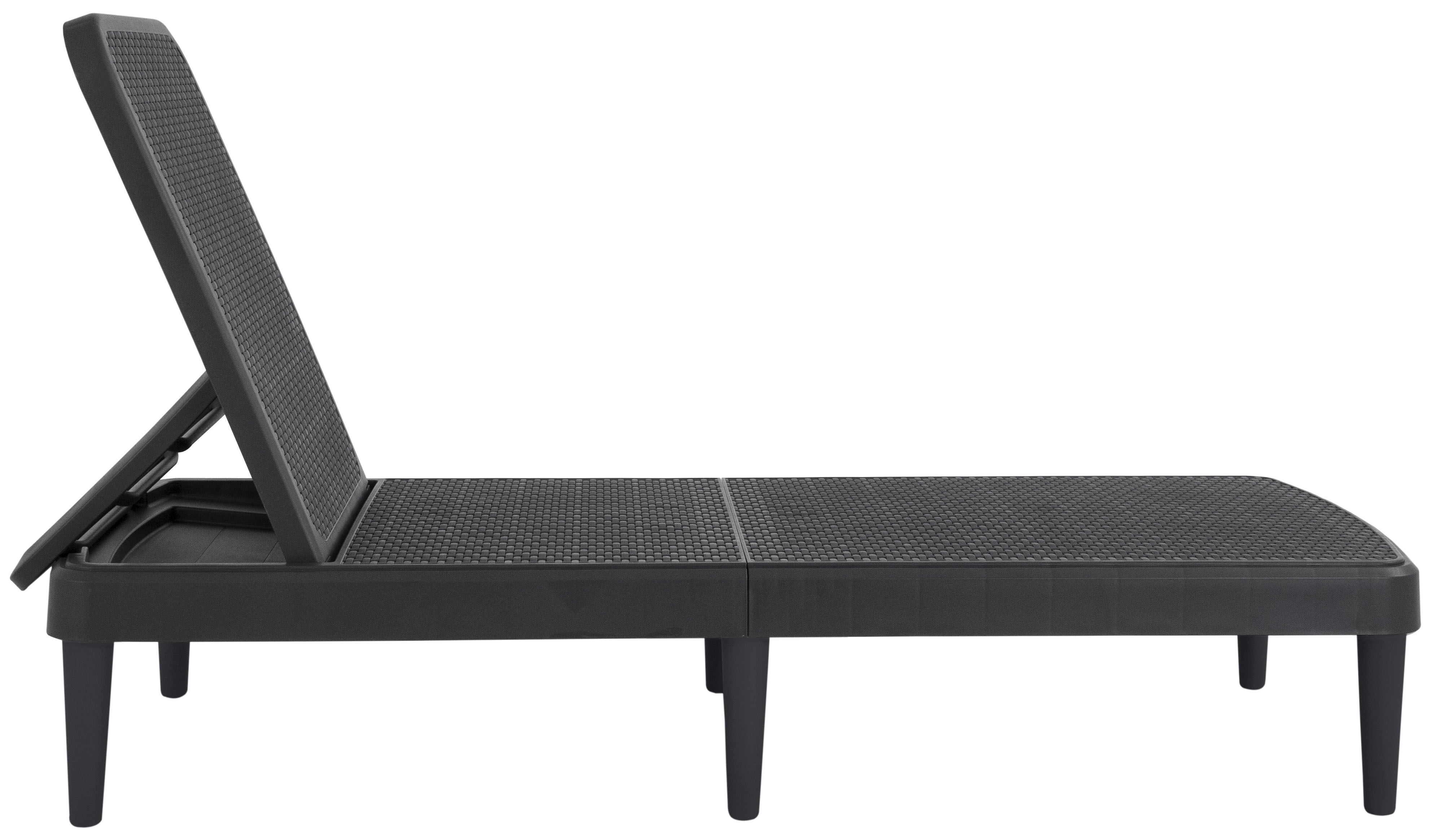 Tahiti Chaise Lounge, BLACK, alternate image number 2