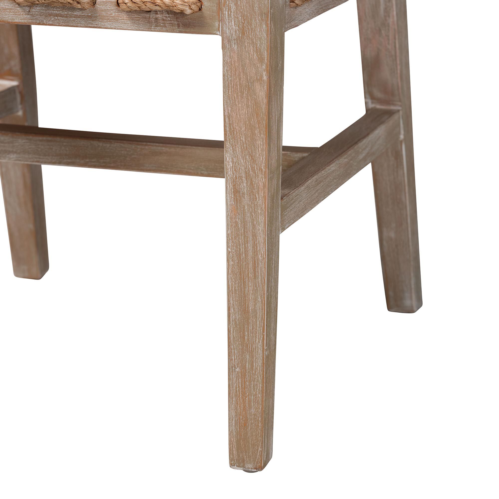 Ashford Whitewash Rattan Dining Chair, BEIGE, alternate image number 6