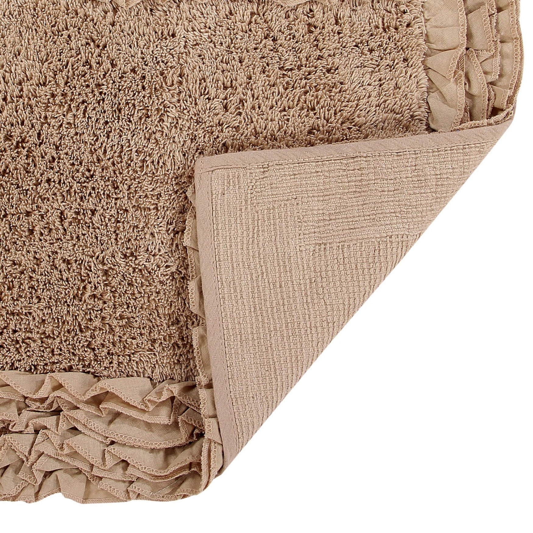 Shaggy Border Bath Rug Mat, 2-Pc. Set, , alternate image number 2
