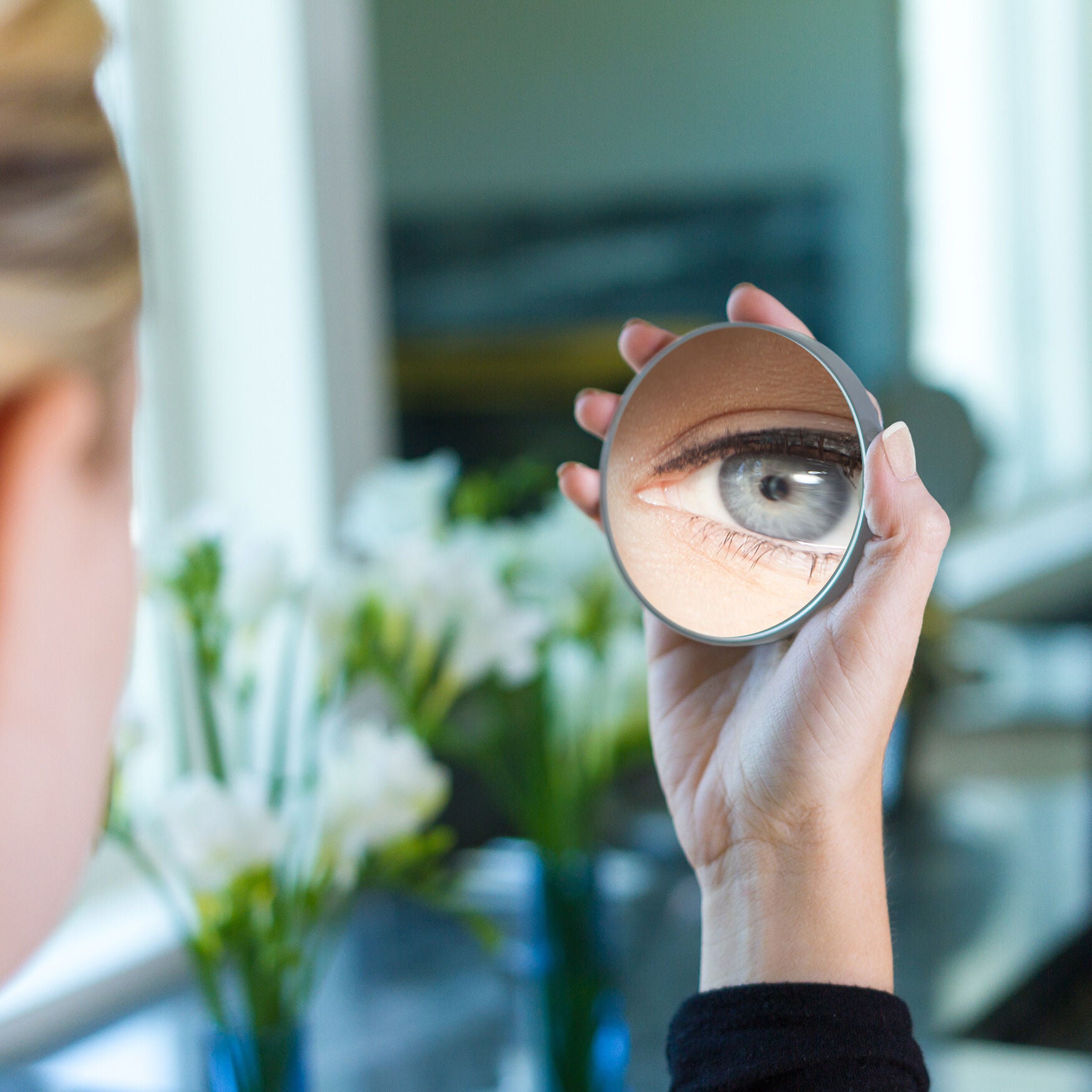 3.5'' Compact Round Spot Mirror, , alternate image number 2