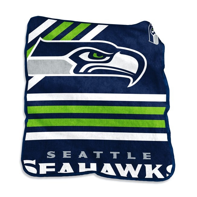 Seattle Seahawks Raschel Throw Home Textiles, MULTI, hi-res image number 0