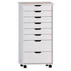 Croghan Eight Drawer Rolling Storage Cart, , alternate image number null