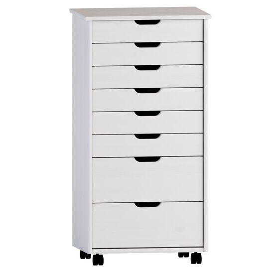 Croghan Eight Drawer Rolling Storage Cart, , alternate image number null