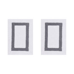 Hotel Collection 100% Cotton 2 Piece (17" X 24" | 17" X 24") Bath Rug Set