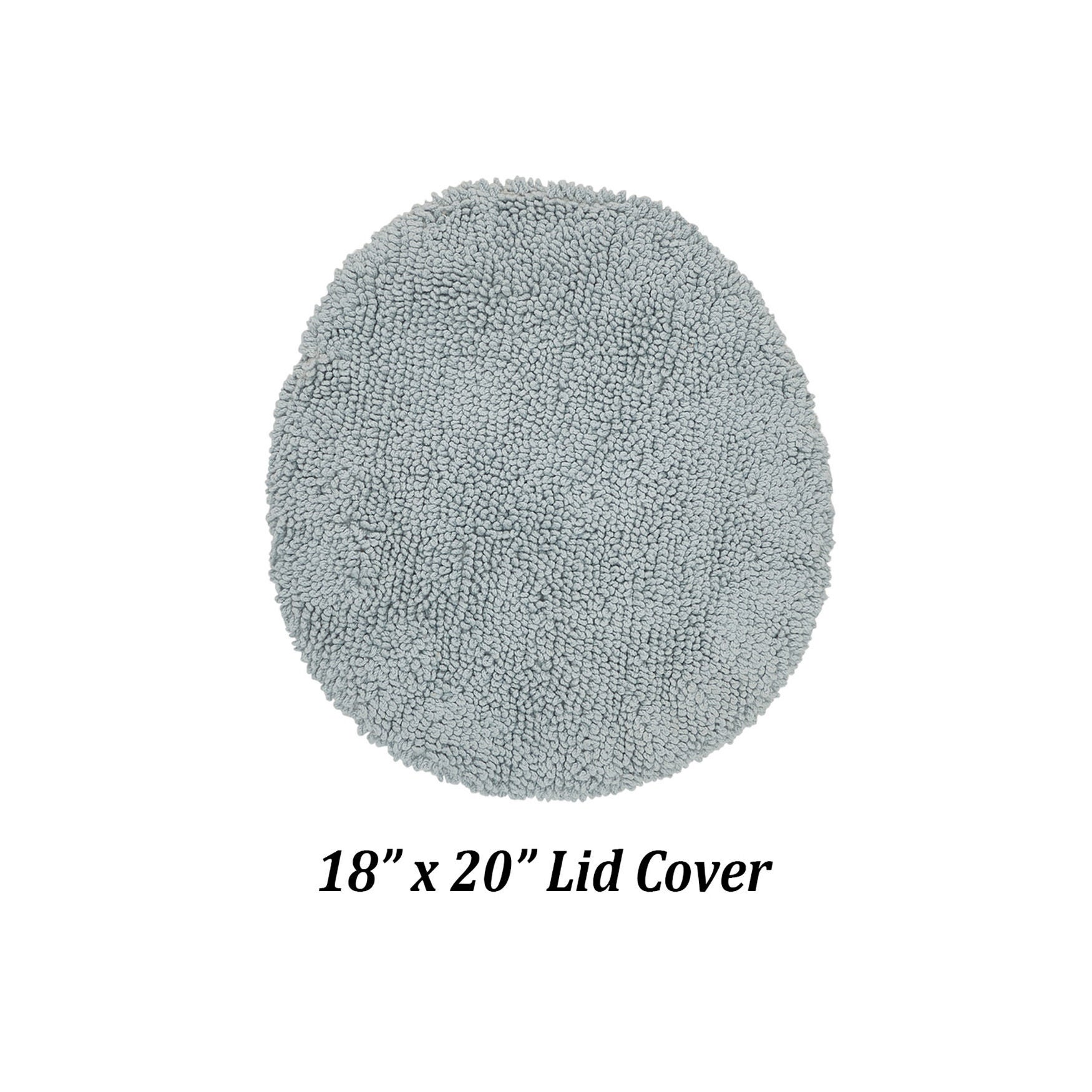 Hugo Collection 100% Cotton 18 inches X 20 inches Lid Cover Bath Rug, , on-hover image number 1