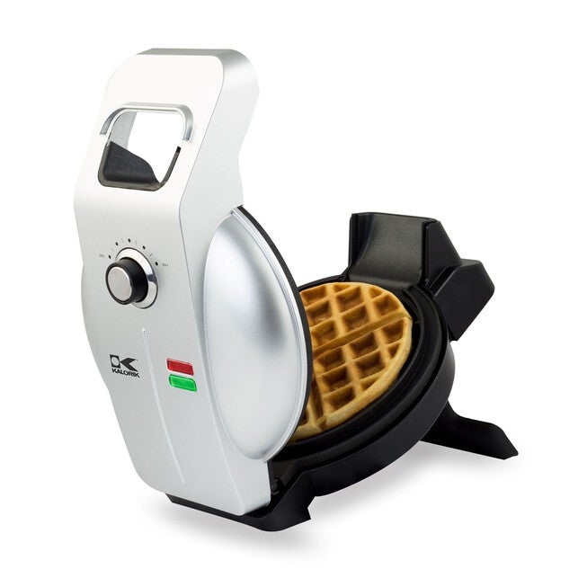 Kalorik Easy Pour Waffle Maker, SILVER, hi-res image number 0