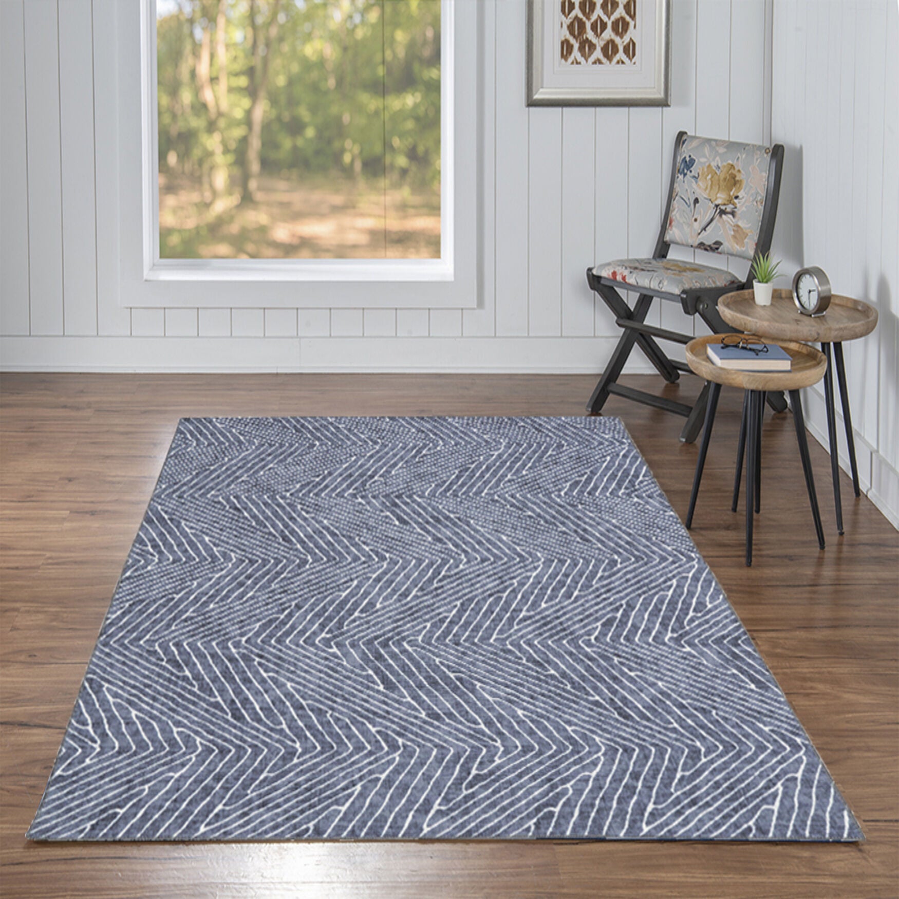 Washable Fuller Grey/Ivory Rug, , alternate image number 5