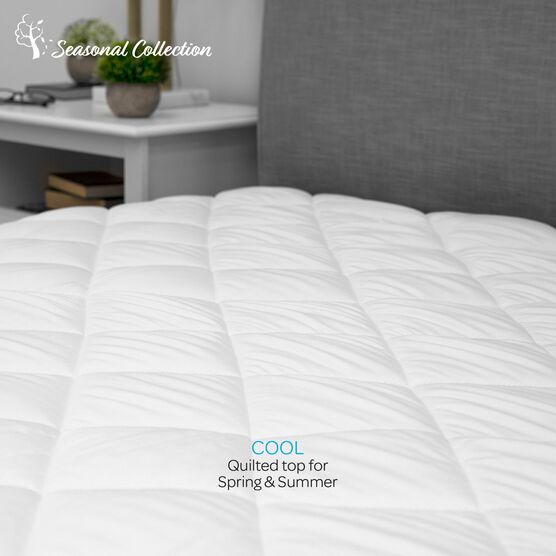 SensorPEDIC All Seasons Reversible Mattress Pad, , on-hover image number null