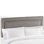 Linen Fabric Full Headboard, GREY LINEN, hi-res image number null