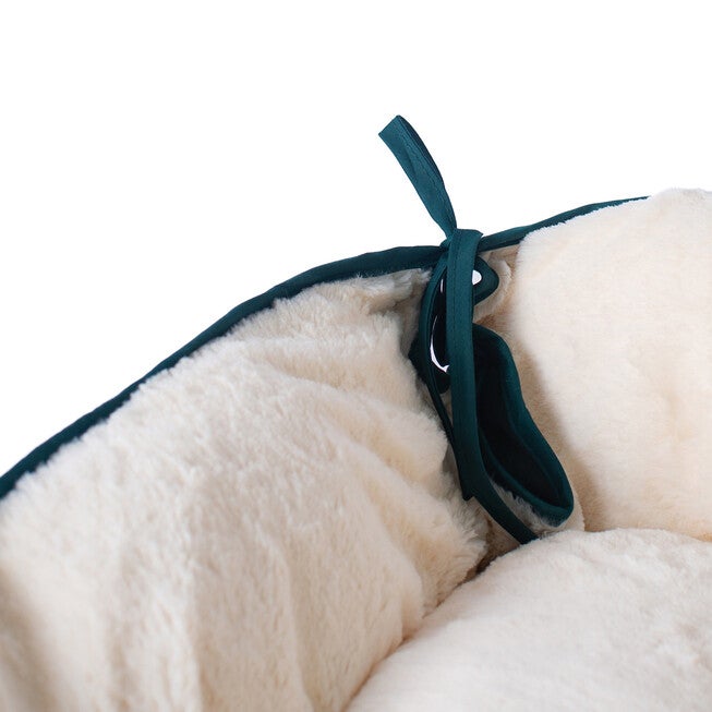 Pet Bed & Mat, Luxury soft Dog Cushion, Laurel Green/Ivory, X-Large, , alternate image number null