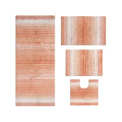 Gradiation 4-Pc. Set Bath Rug Collection