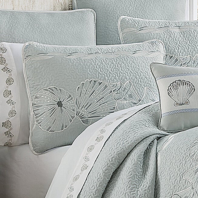 Water's Edge 3 Piece Quilt Set, AQUA, alternate image number 1