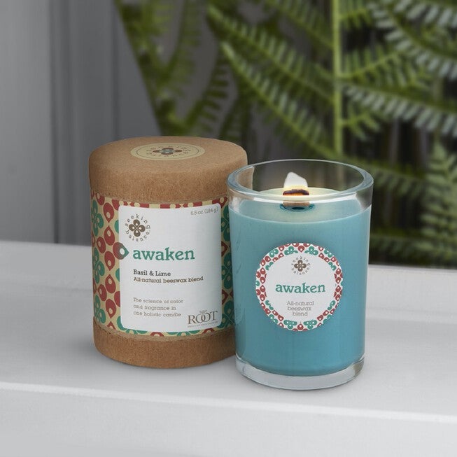Seeking Balance Awaken-Basil & Lime Jar Candle, , on-hover image number null