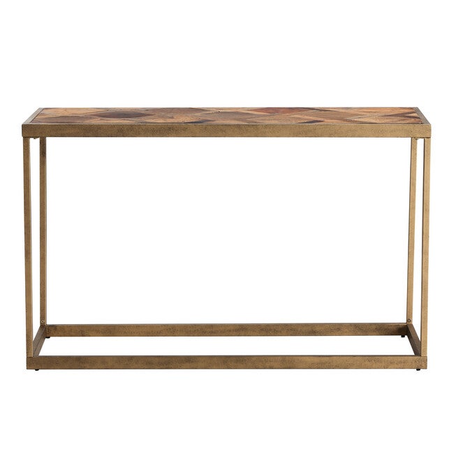 Dorville Reclaimed Wood Patchwork Console Table, , alternate image number null