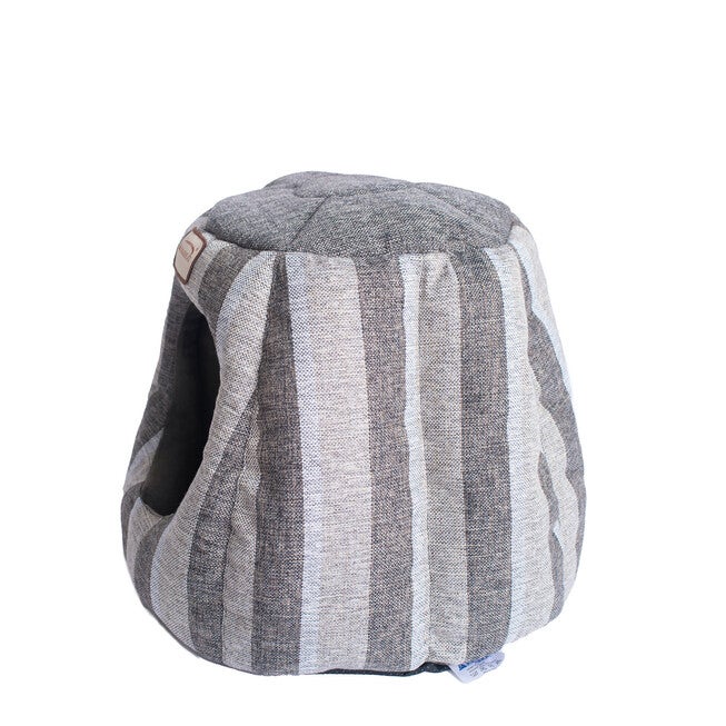 Cat Cave Bed, Gray and Silver, , alternate image number null