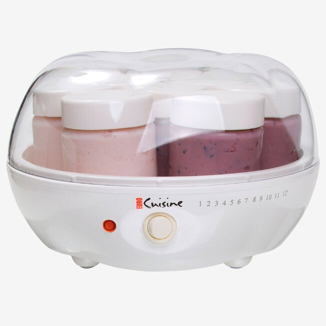 Euro Cuisine Electric Yogurt Maker with 7 Glass Jars, , alternate image number 2