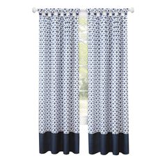 Callie Cuff Tab Top Window Curtain Panel - 52x63