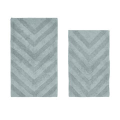 Hugo Collection 100% Cotton 2 Piece (21" X 34" | 24" X 40") Bath Rug Set