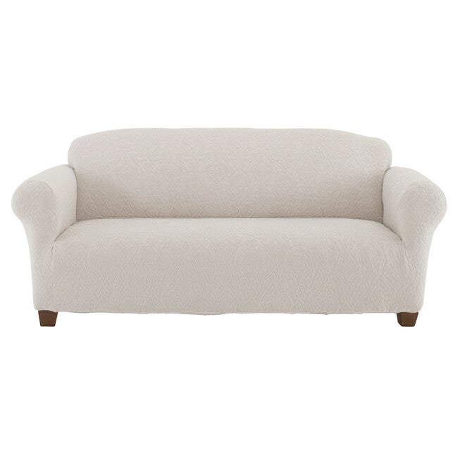 BH Studio Ikat Stretch Sofa Slipcover, LINEN, hi-res image number null