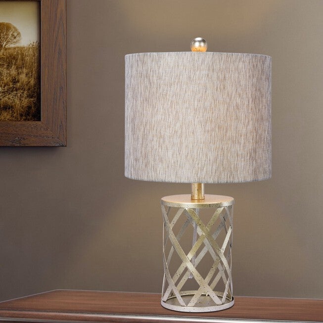19.5 inches Antique Gold Metal Table Lamp, ANTIQUE GOLD, hi-res image number 0