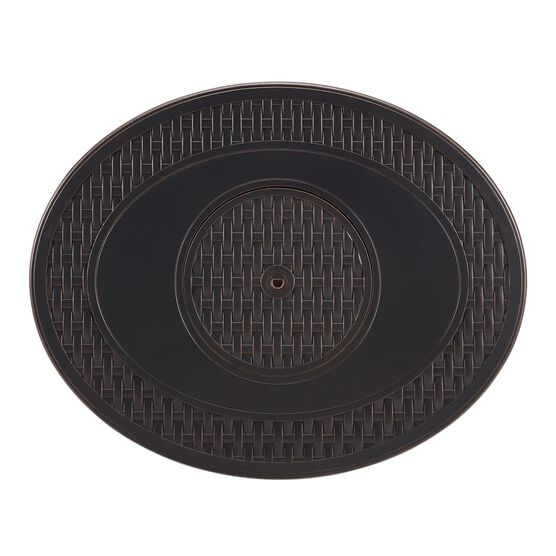 Davis Aluminum Oval LPG/NG Fire Pit, , alternate image number null