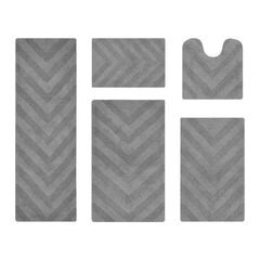 Hugo Collection 100% Cotton 5 Piece (17" X 24" | 20" X 20" | 21" X 34" | 24" X 40" | 20" X 60") Bath