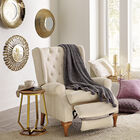 Oversized Queen Anne Style Tufted Wingback Recliner, , alternate image number 2