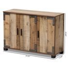 Cyrille Farmhouse Wood Shoe Cabinet Furniture, , alternate image number null