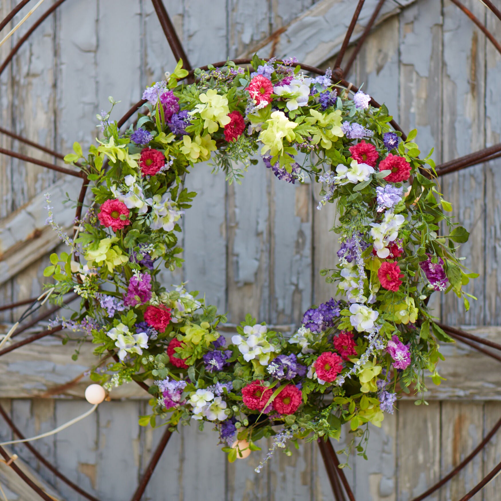 Mixed Floral Wreath 24 inchesD, , on-hover image number 1