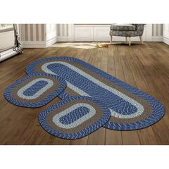 Three Piece Bathroom Rug Sets