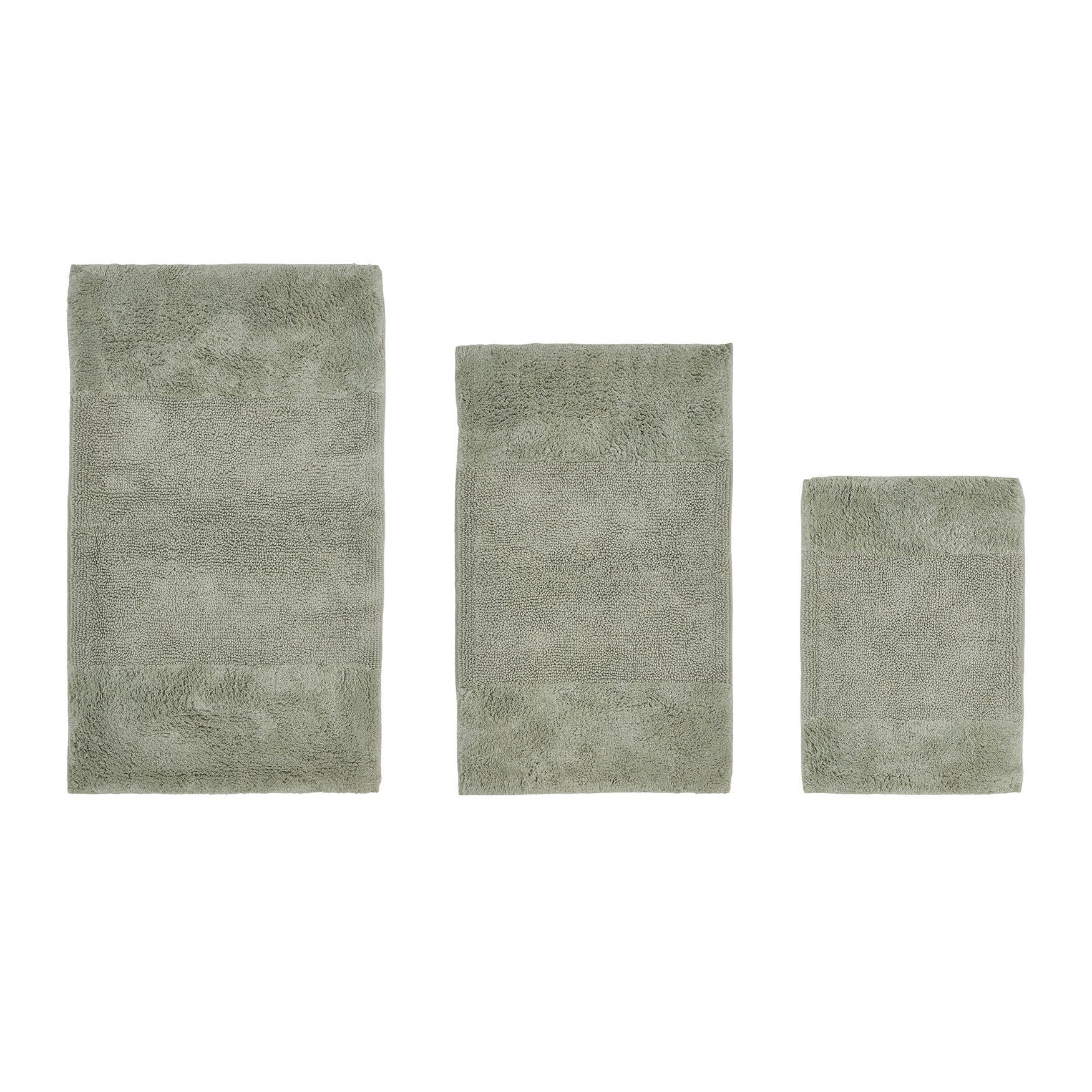 Granada Collection 100% Cotton 3 Piece (17 inches X 24 inches | 21 inches X 34 inches | 24 inches X 40 inches) Bath Rug Set, SAGE, hi-res image number 0