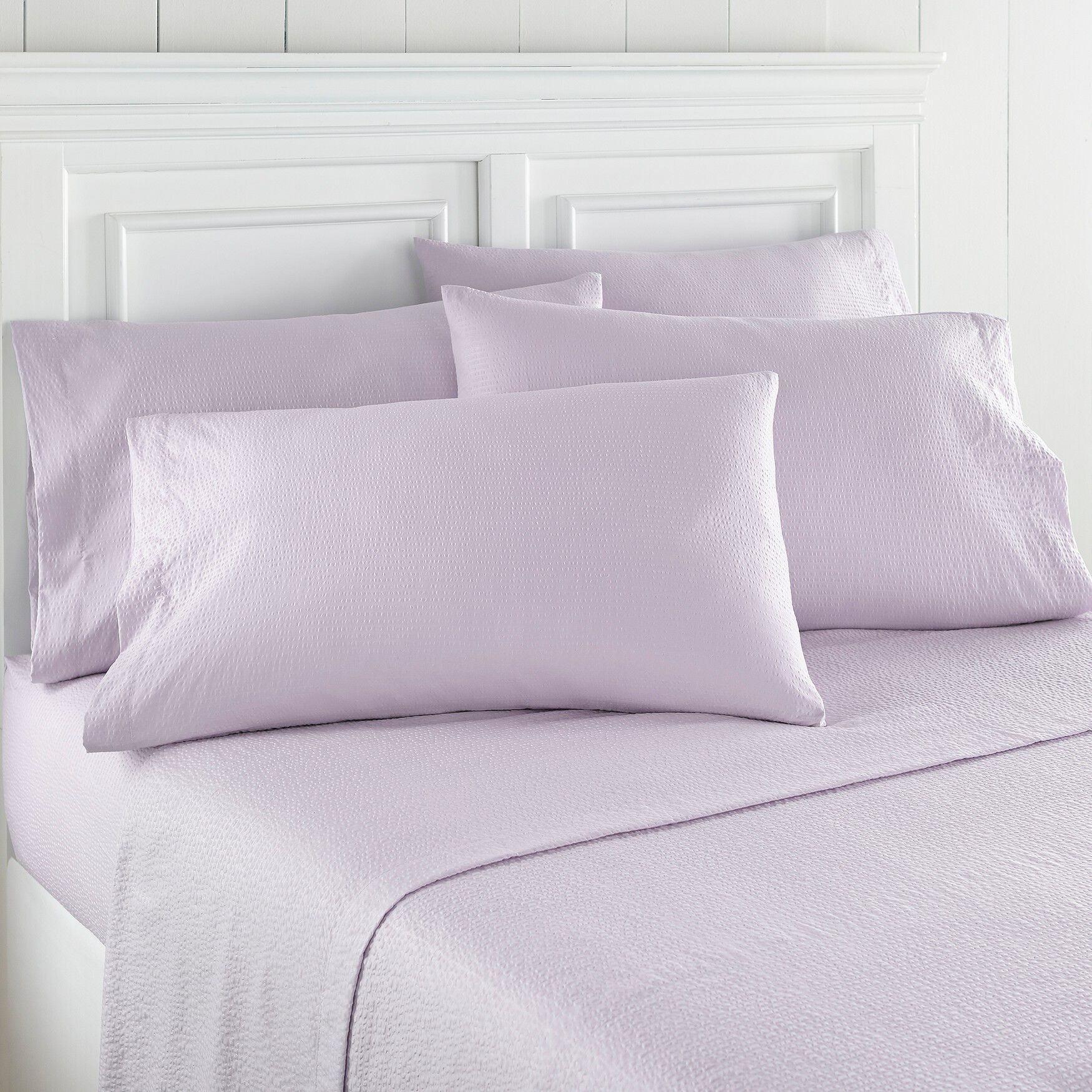 Seersucker Sheet Sets, LILAC, hi-res image number 0