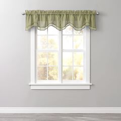 BH Studio Sheer Voile Layered Valance