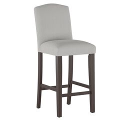 Stripe Camelback Barstool