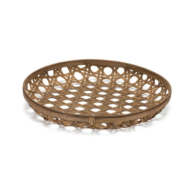 Tray 22.25 inchesD x 3.75 inchesH Bamboo, BROWN, hi-res image number null