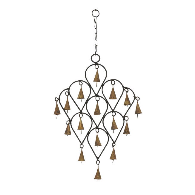 Brass Metal Eclectic Windchime, , on-hover image number null