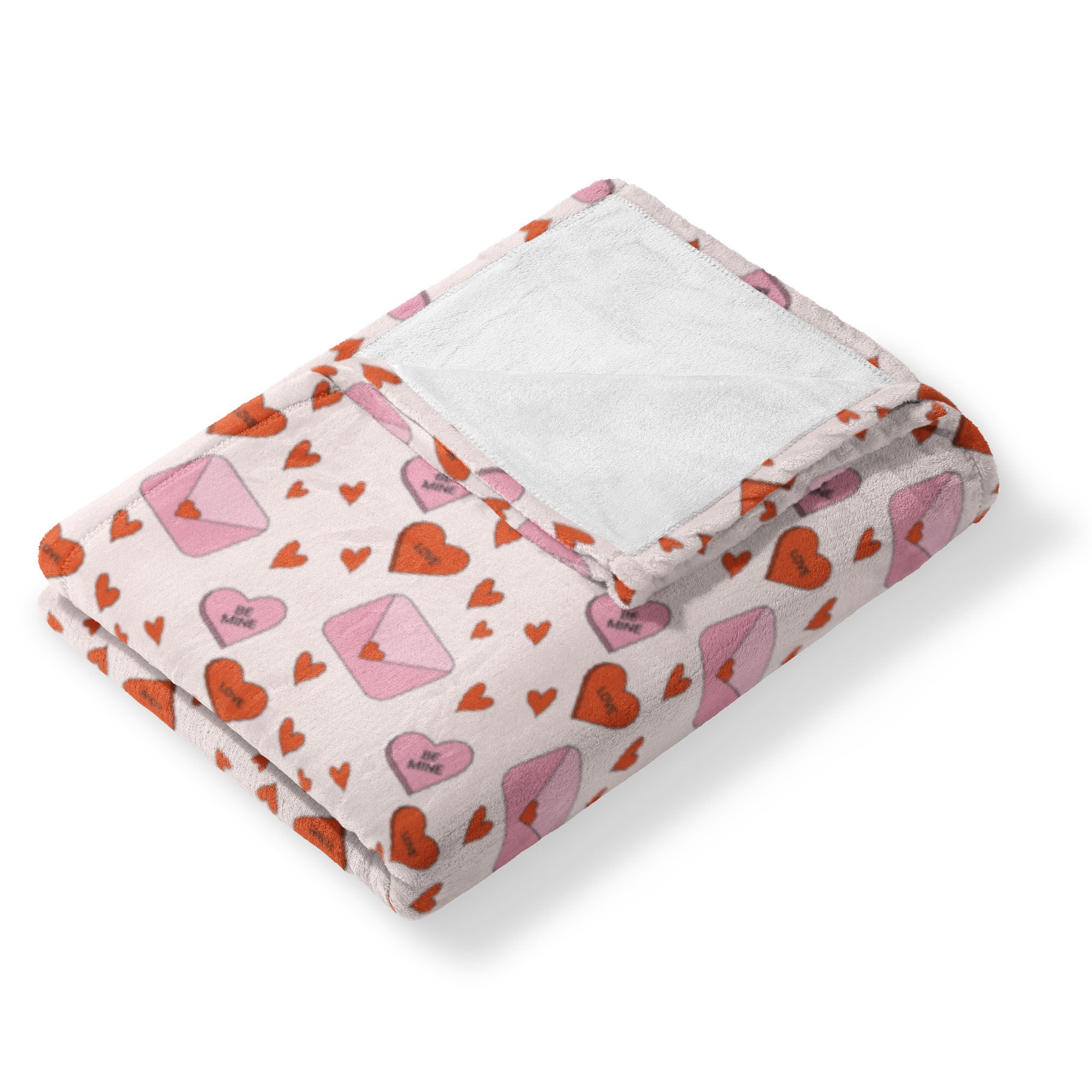 Valentine's Day Send My Love Silk Touch Throw Blanket 60x80 Inches, SEND MY LOVE, alternate image number 3