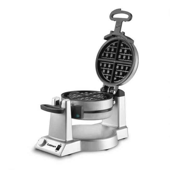 Double Belgian Waffle Maker - Round, , on-hover image number null