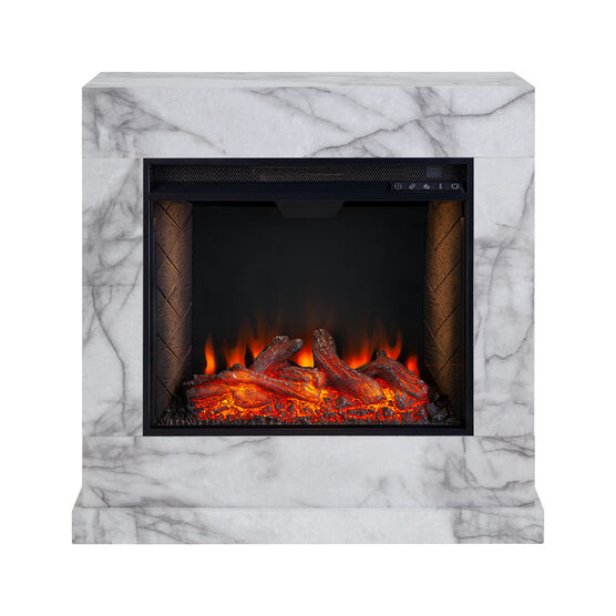 Dendale Faux Marble Fireplace w/ Alexa Firebox, , alternate image number null