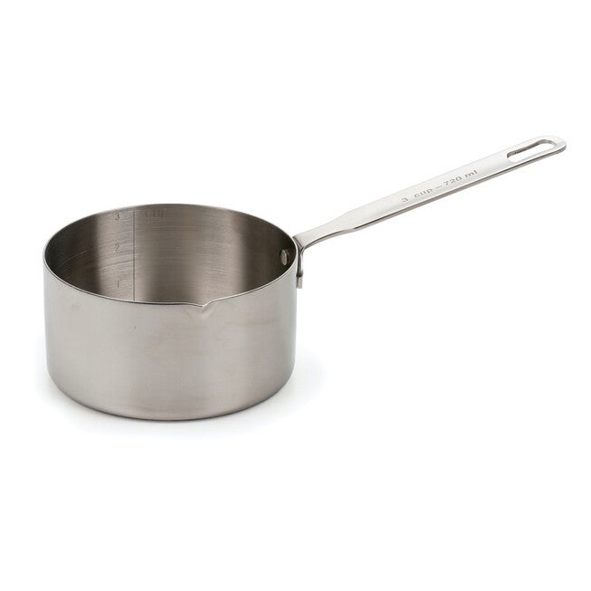 3 Cup Measuring Pan, GRAY, hi-res image number 0