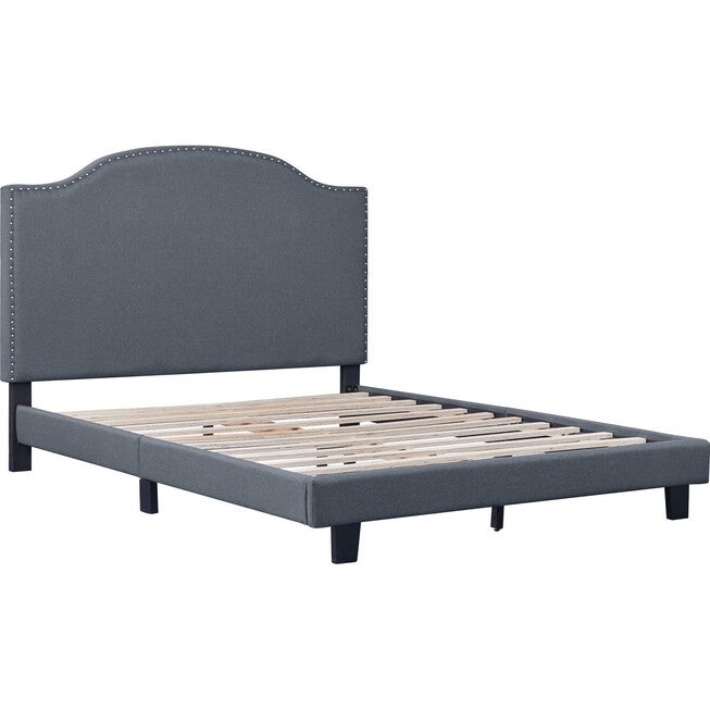 Madison Platform Bed, Gray, Queen, , alternate image number 9