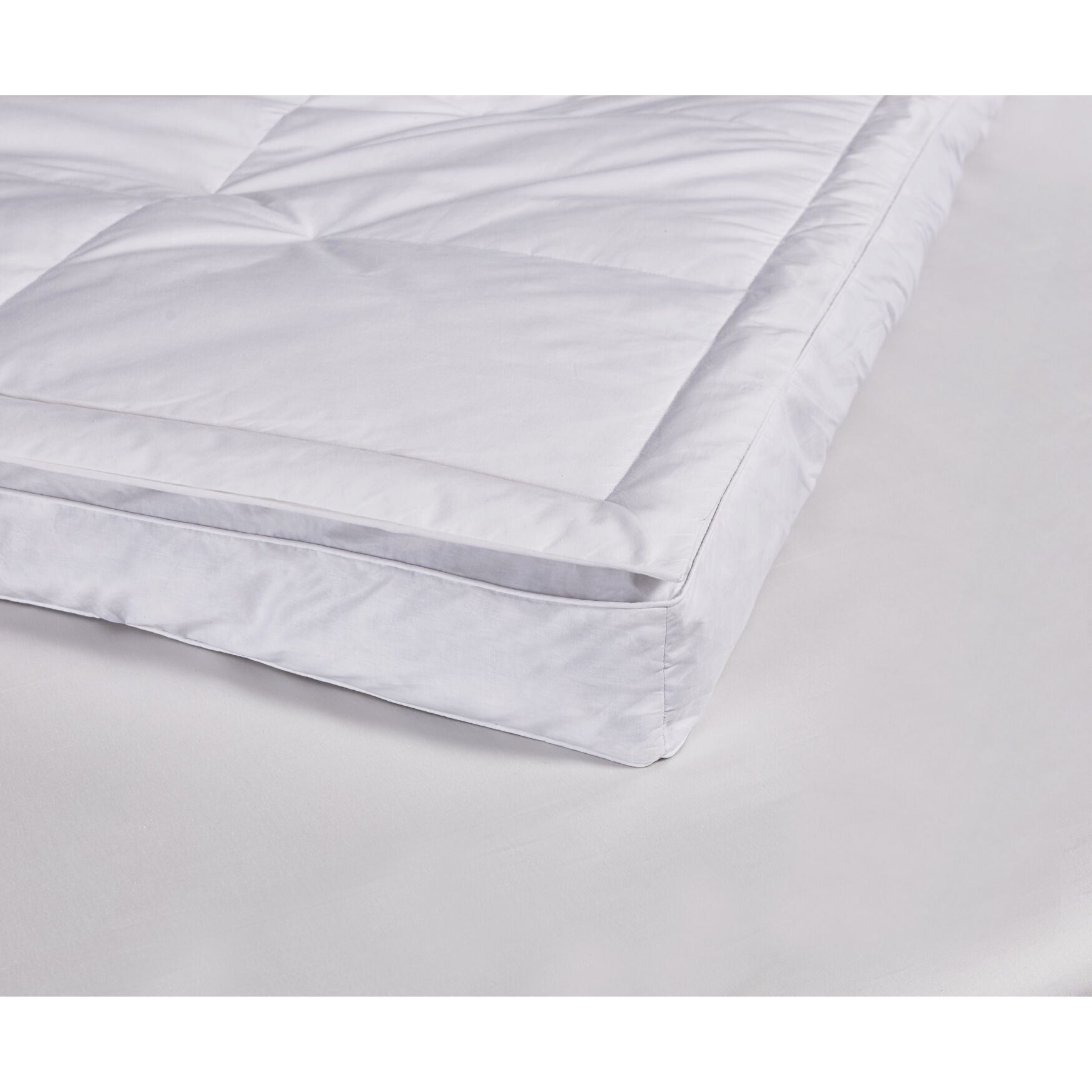 kathy ireland White Down Fiber Top Featherbed, , alternate image number 2