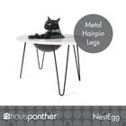 Hauspanther NestEgg - Raised Cat Bed & Side Table, , alternate image number 2