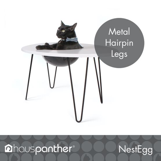 Hauspanther NestEgg - Raised Cat Bed & Side Table, , alternate image number null
