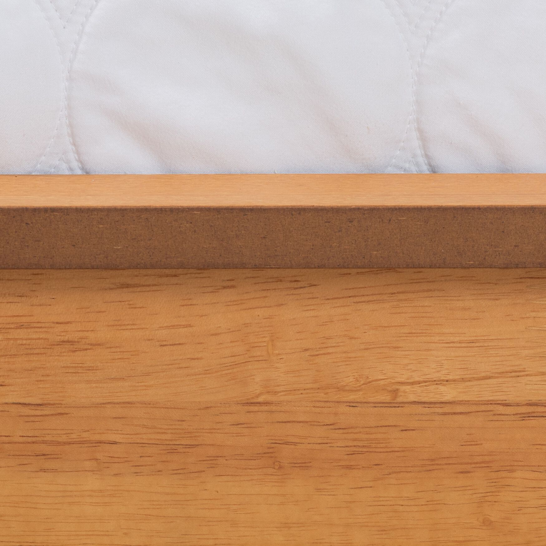 Efren Mid-Century Modern Honey Oak Finished Wood Full Size Bed Frame, , alternate image number 4