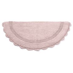 Half Round Crochet Bath Mat