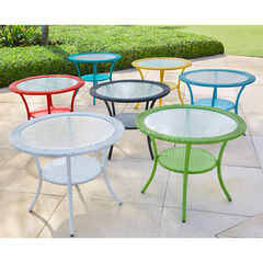 Roma All-Weather Resin Wicker Bistro Table